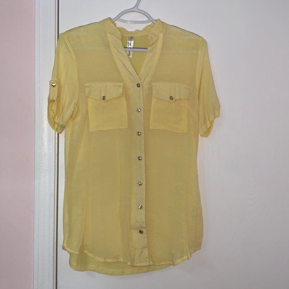 Yellow blouse